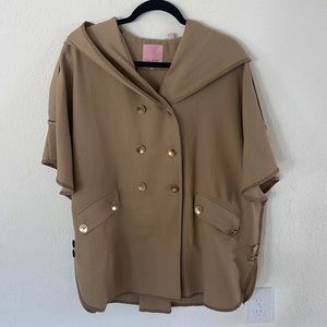 Ted baker double breasted cape coat